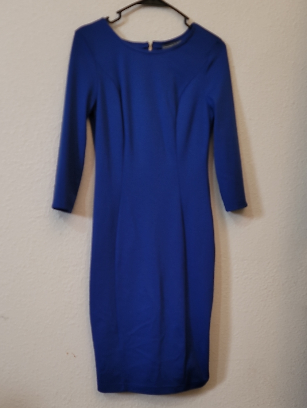 Atmosphere Cobalt Blue Long-Sleeve Sheath Dress